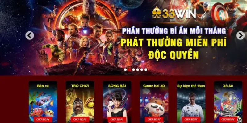 33Win - Cổng game uy tín số 1 